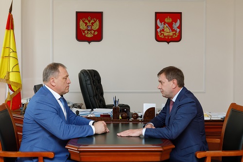 Владимир Нетесов и Игорь Селютин обсудили исполнение регионального бюджета-2023